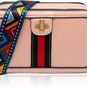 Luxury Bee Design Crossbody Purse - Compact & Fashionable for Everyday Use